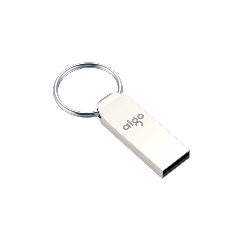 爱国者 aigo U268 U盘 64GB USB2.0 迷你款 银色 计价单位:个