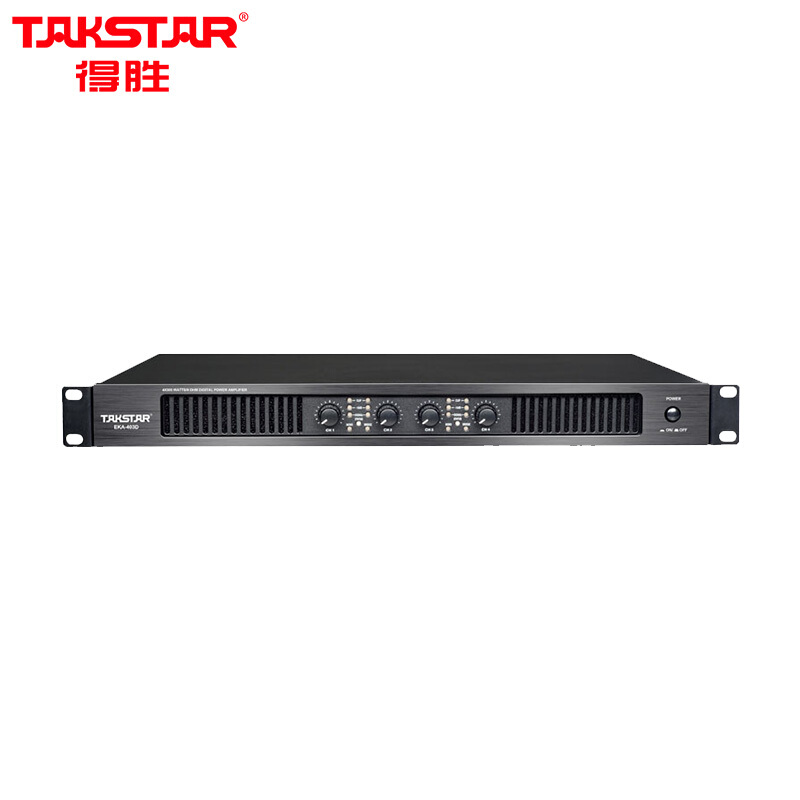 得胜 TAKSTAR EKA-403D 数字功率放大器 专业纯后级功放 黑色 计价单位:台