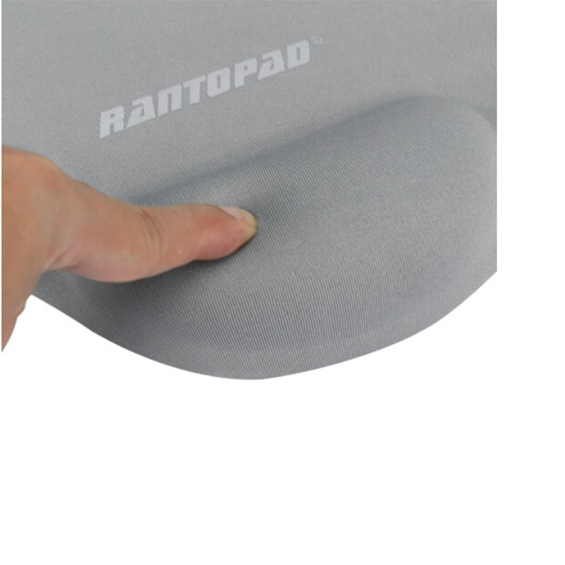 镭拓 Rantopad 250mm*220mm*（3.5-25）mm 硅胶手腕托护腕鼠标垫 灰色 计价单位:个