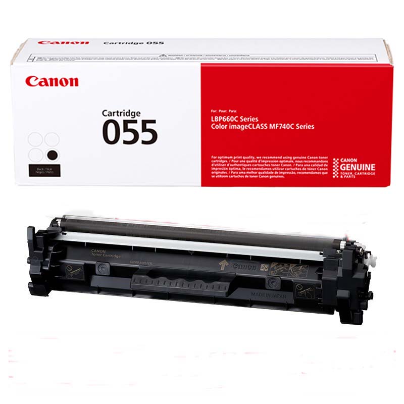 佳能 Canon CRG-055BK 硒鼓 黑色 2300页 适用于LBP663Cd LBP664Cx MF742Cdw MF746Cx 计价单位:支