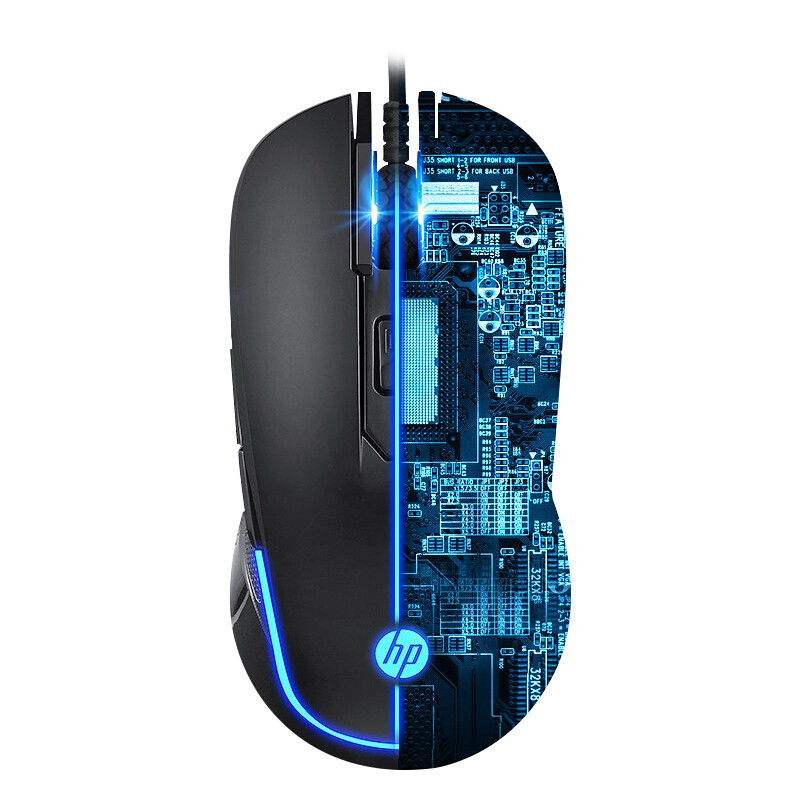 惠普 HP M200 有线鼠标 黑色 计价单位:个