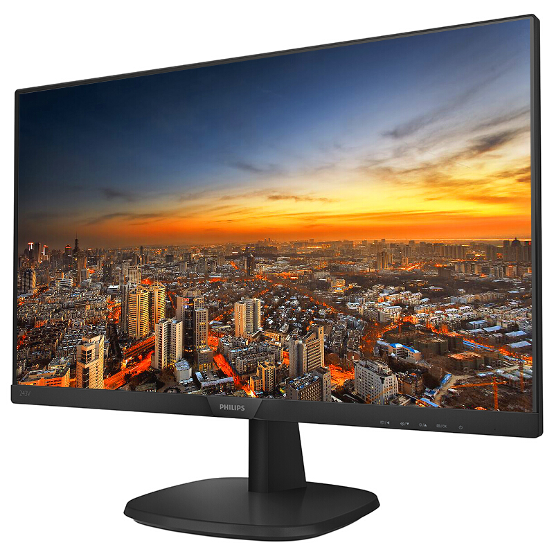 飞利浦 PHILIPS 243V7QDSB 23.8英寸显示器 IPS 75Hz 低蓝光 内置电源 可壁挂 HDMI 计价单位:台