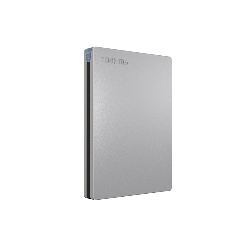 东芝 TOSHIBA 2TB 移动硬盘 slim系列 USB3.0 2.5英寸 银色 计价单位:块
