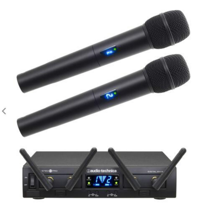 铁三角 ATW-1322 一拖二无线会议话筒 含主机箱*1 话筒*2 接收器*2 计价单位:套