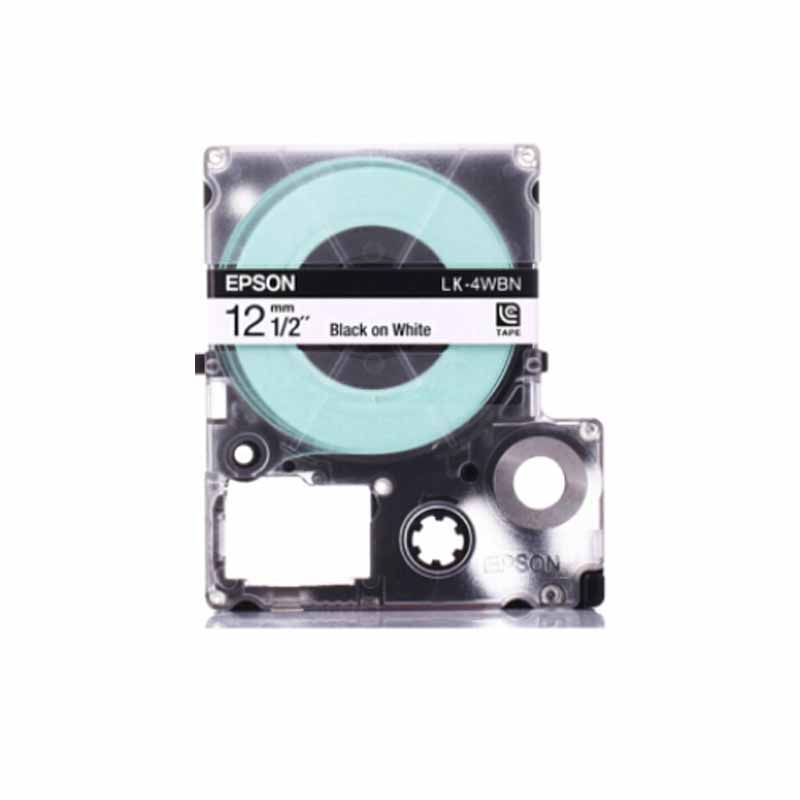 爱普生 EPSON LK-4WBN 标签机色带 12mm 白底黑字 适用于LW-K400L LW-600P LW-700 LW-1000P LW-Z700 LW-Z900 计价单位:个 爱普生 EPSON LK-4WBN 标签机色带 12mm 白底黑字 适用于LW-K400L LW-600P LW-700 LW-1000P LW-Z700 LW-Z900 计价单位:个