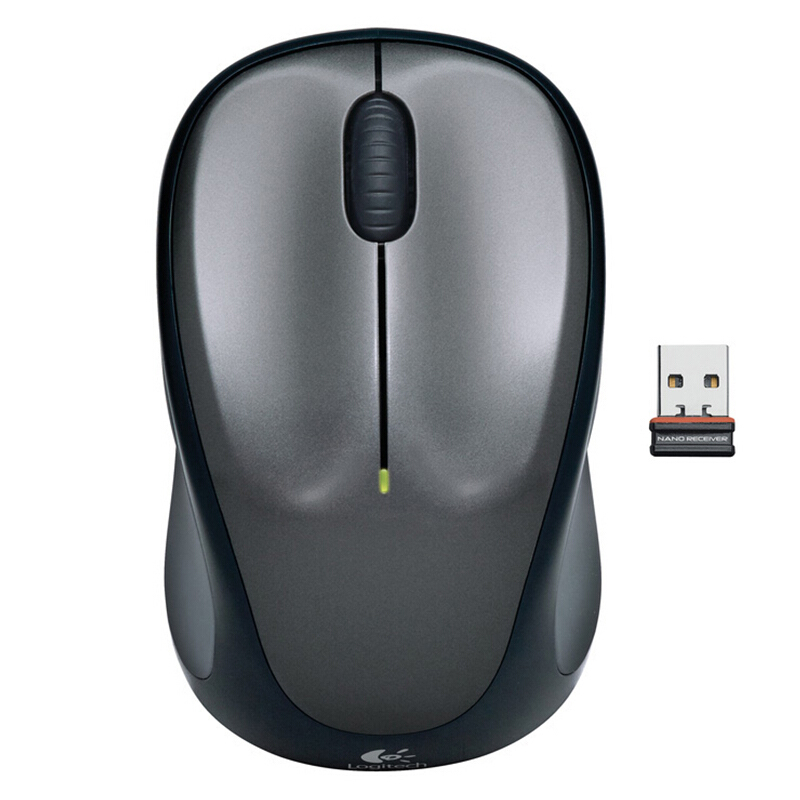 罗技 LOGITECH M235 无线光电鼠标2代 灰色 计价单位:个