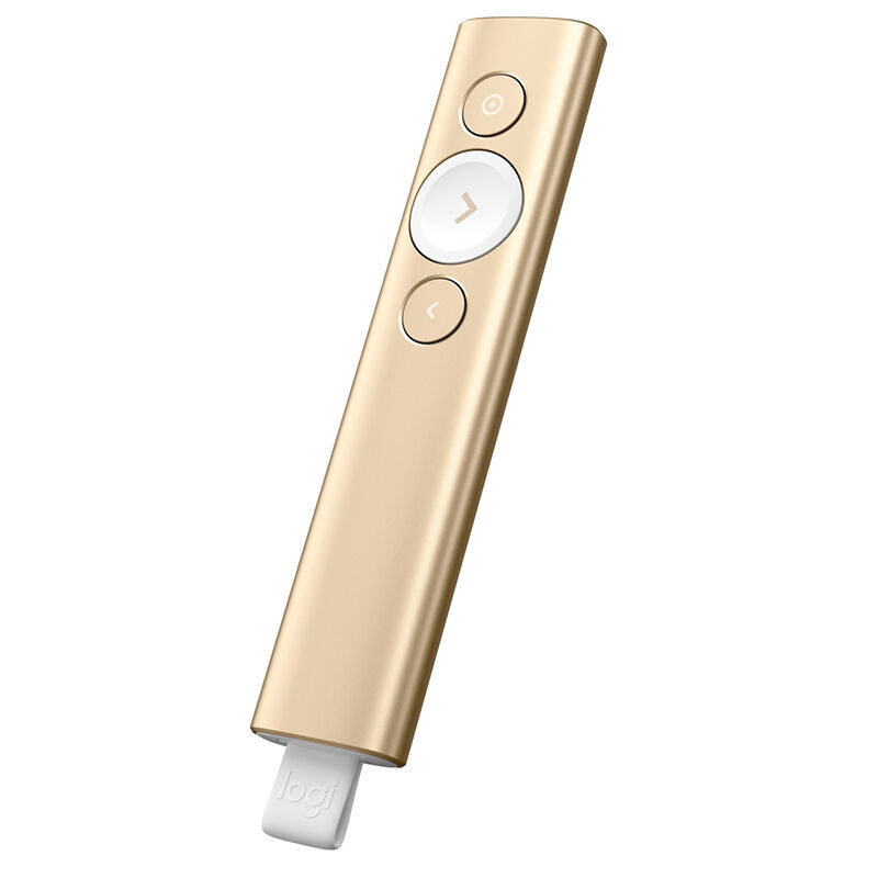 罗技 LOGITECH Spotlight 无线演示器 金色 计价单位:支