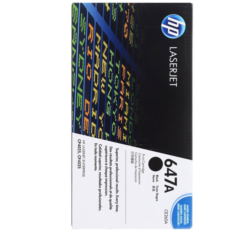 惠普 HP CE260A 647A 原装硒鼓 黑色 适用于LaserJetCP4025 CP4525 计价单位:个 惠普 HP CE260A 647A 原装硒鼓 黑色 适用于LaserJetCP4025 CP4525 计价单位:个