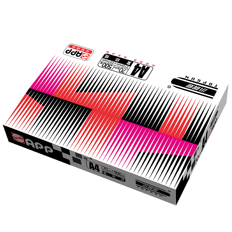 小钢炮 TOPGUN A4 70g 复印纸 经典系列  500张/包 5包/箱 计价单位:包