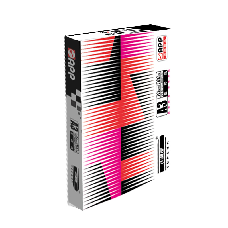 小钢炮 TOPGUN A3 70g 复印纸 经典系列 500张/包 4包/箱 计价单位:箱 小钢炮 TOPGUN A3 70g 复印纸 经典系列 500张/包 4包/箱 计价单位:箱