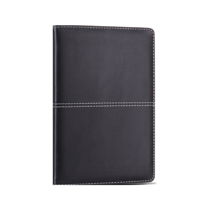 得力 deli 3324 高级商务皮面本 25K 112页 20.5*14.3cm 黑色 计价单位:本