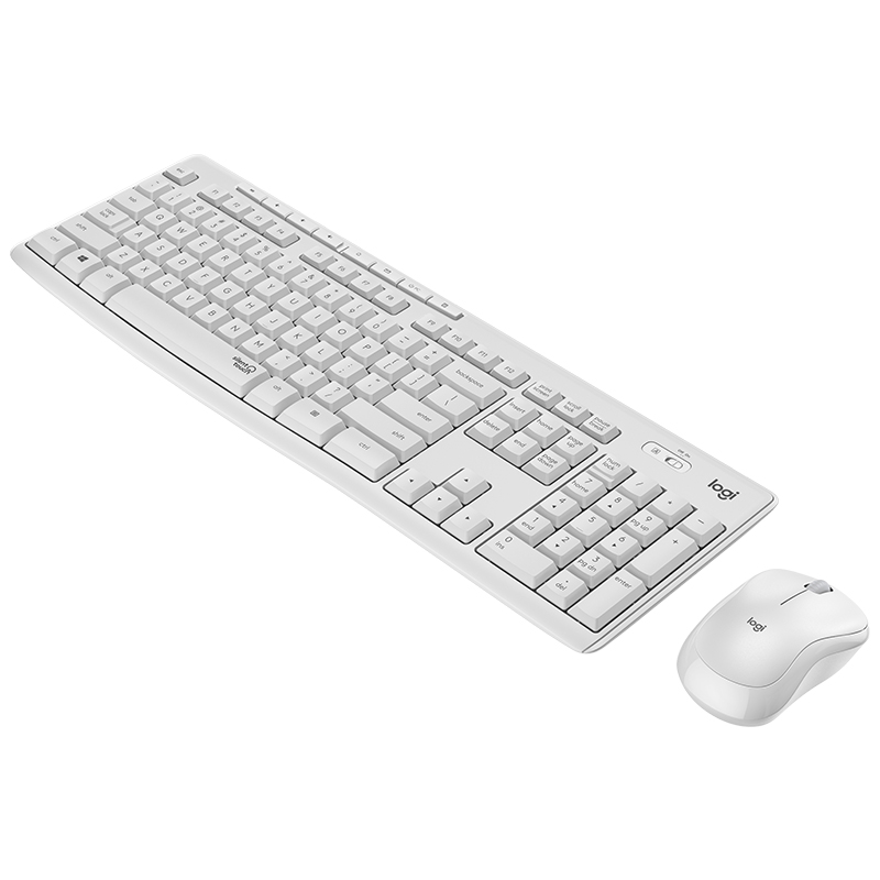 罗技 LOGITECH MK295 无线键鼠套装 全尺寸带无线2.4G接收器 白色 计价单位:套 罗技 LOGITECH MK295 无线键鼠套装 全尺寸带无线2.4G接收器 白色 计价单位:套