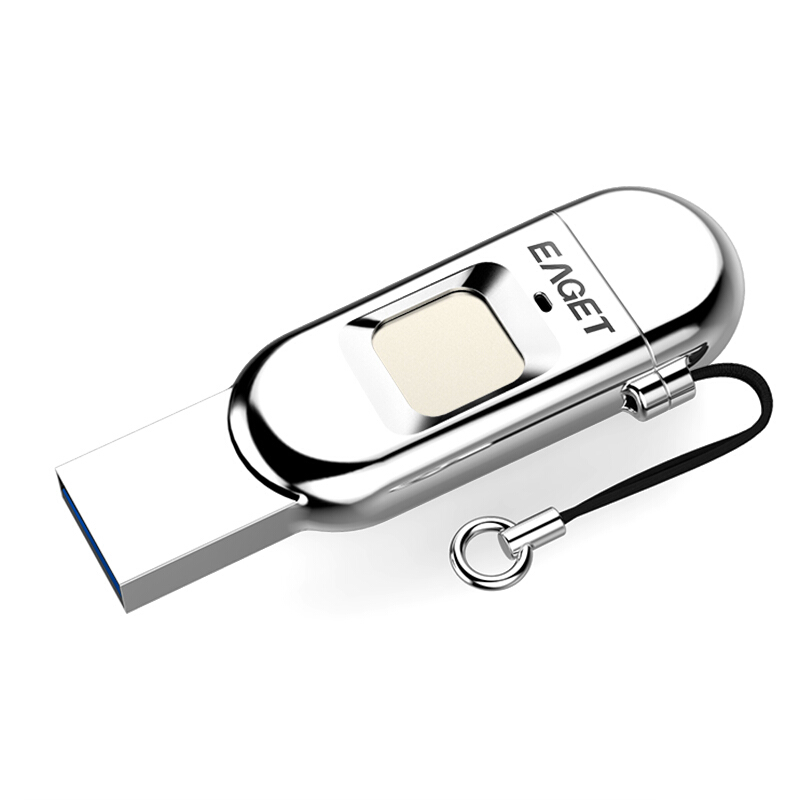 忆捷 EAGET FU68 U盘 32GB Type-C USB3.1 指纹加密 双接口 计价单位:个