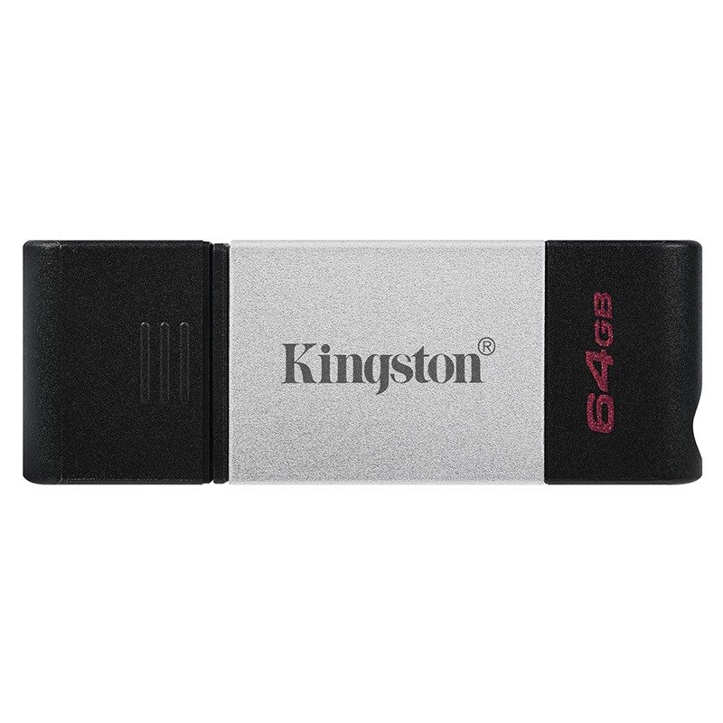 金士顿 KINGSTON DT80/64GB U盘 USB3.2 Gen1 Type-C 读速200MB s 计价单位: 个