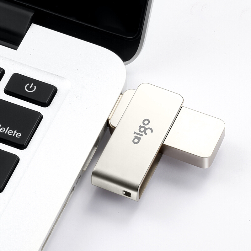 爱国者 aigo U330 U盘 USB3.2 高速 256G 银色 计价单位:个