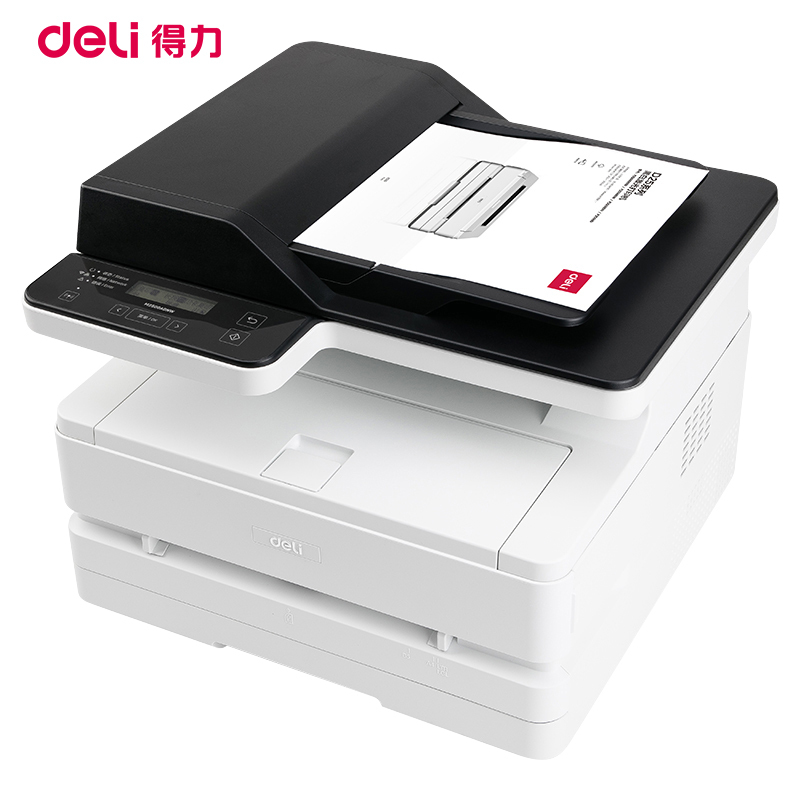 得力 deli M2500ADW 黑白激光一体机 幅面A4 25页/分钟 自动双面打印 标配 白色 396*365*300mm 计价单位:台