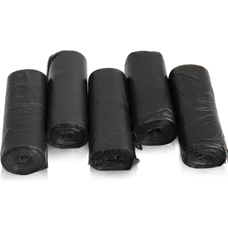 得力 deli 33070 垃圾袋 黑色 45*55cm 5卷 150只 计价单位:包