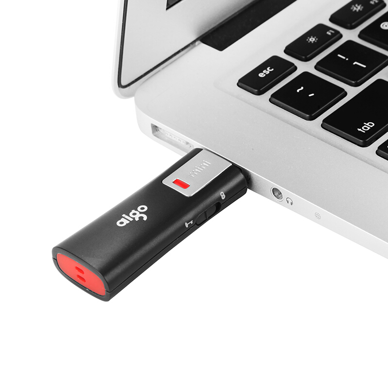 爱国者 aigo L8202 U盘 商务型 64G USB2.0 黑色 计价单位:个