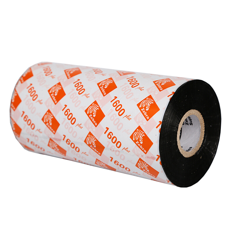 斑马 ZEBRA  80*300mm 混合基碳带 黑色 适用标签打印机 计价单位:卷