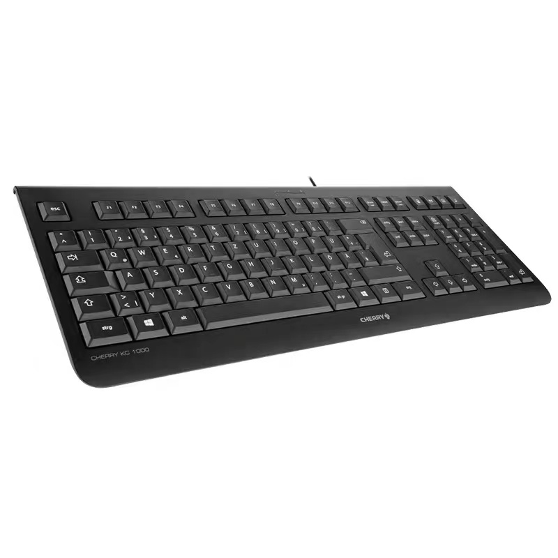 樱桃 Cherry JK-0800EU-2 有线键盘 KC1000 黑色 计价单位:个