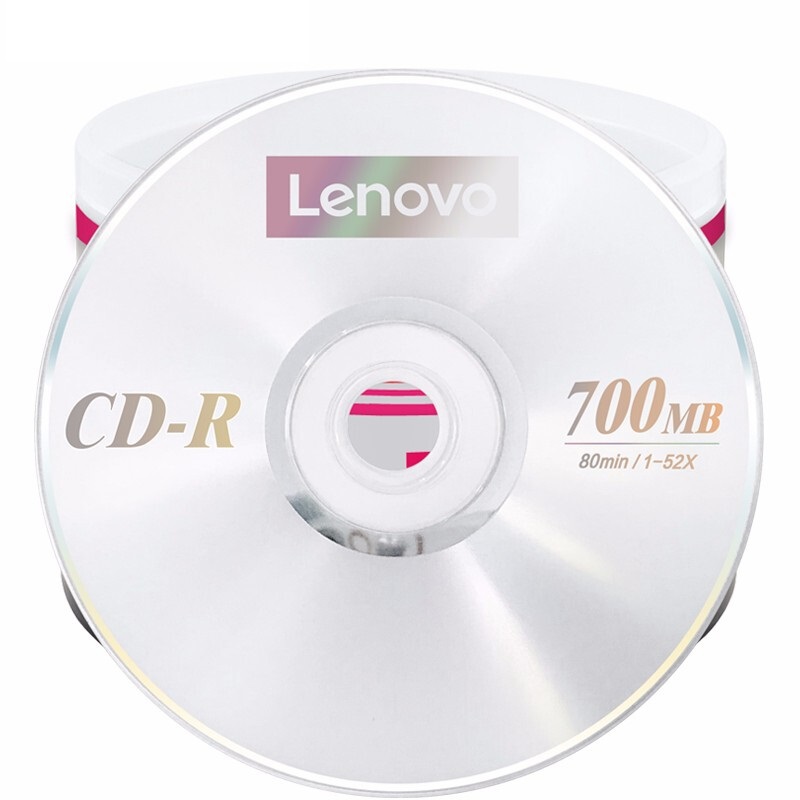 联想 LENOVO CD-R 刻录盘 52速700MB 办公系列 桶装50片 空白 计价单位:桶