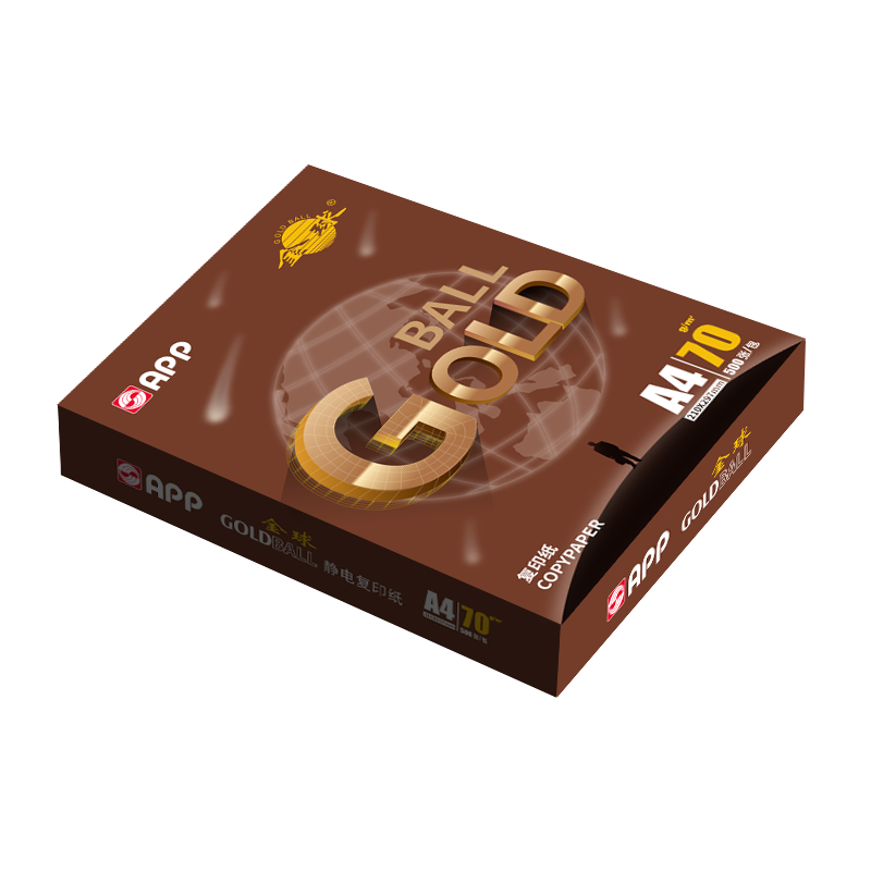 金球 Goldball A4 70g复印纸 500张/包 5包/箱 计价单位:箱 金球 Goldball A4 70g复印纸 500张/包 5包/箱 计价单位:箱