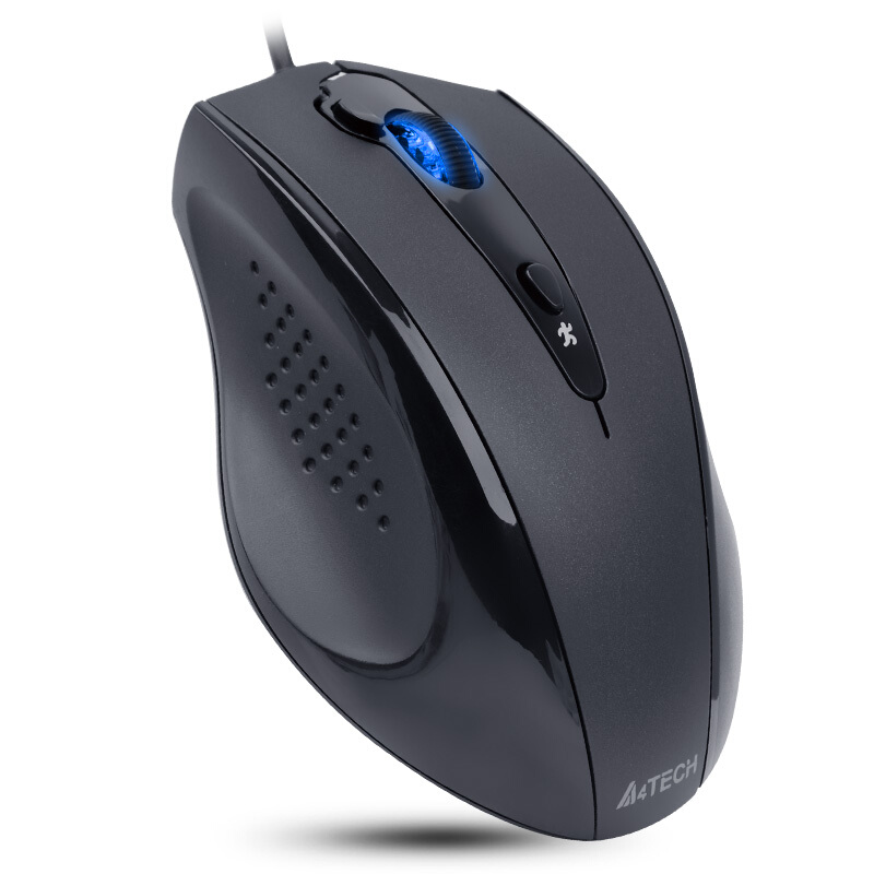 双飞燕 A4tech N-810FXS 有线鼠标 静音版 绅士哑黑 计价单位:个