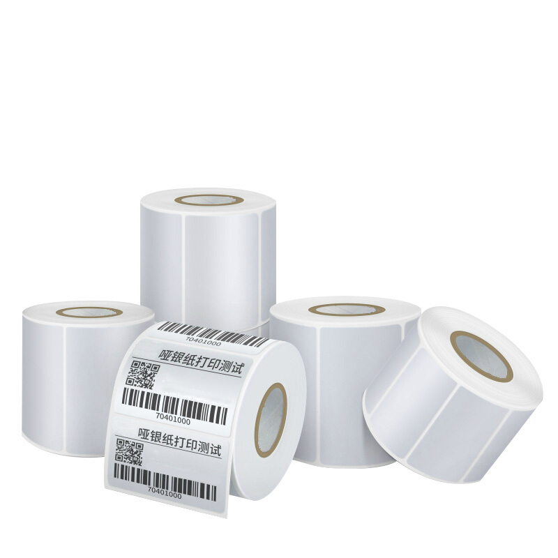 德佟 DT50*70mm 标签贴 防水 亚银 200张/卷 适用DT系列标签打印机 计价单位:卷