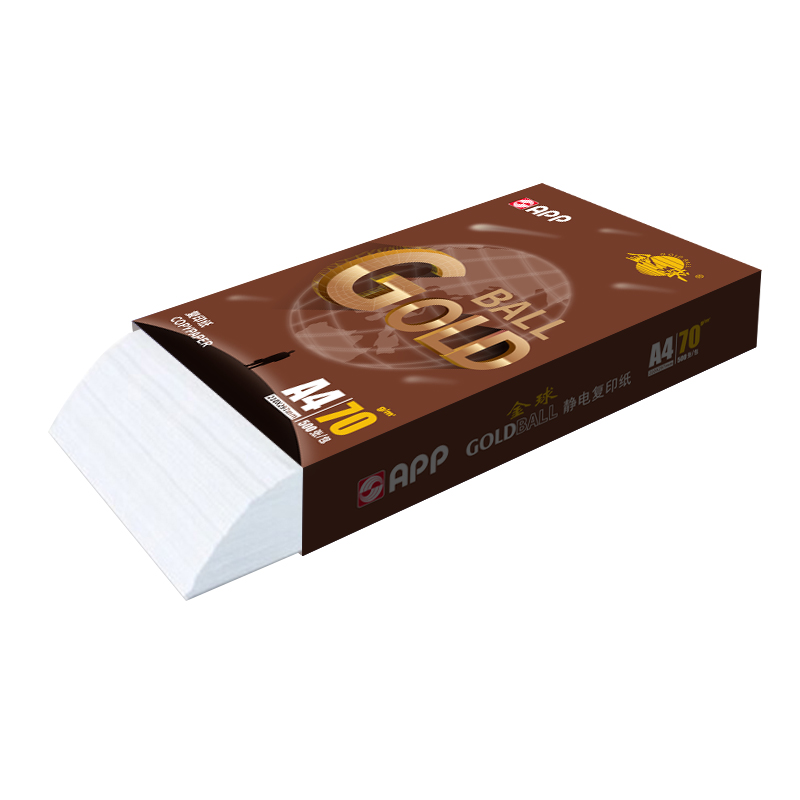 金球 Goldball A4 70g复印纸 500张/包 5包/箱 计价单位:箱 金球 Goldball A4 70g复印纸 500张/包 5包/箱 计价单位:箱