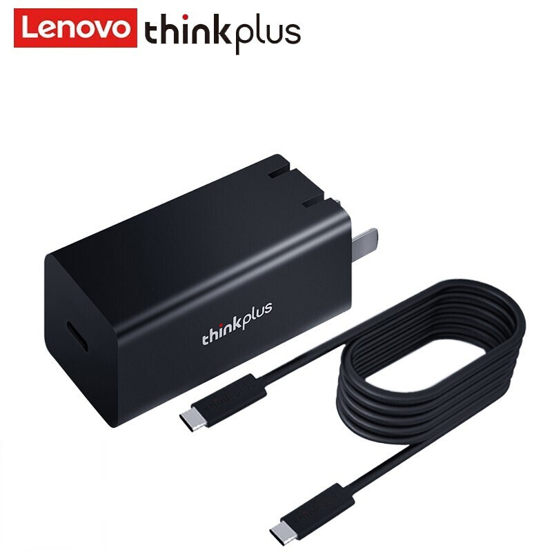 联想 Lenovo 65W 氮化镓升级版 笔记本适配器 黑色 计价单位:个