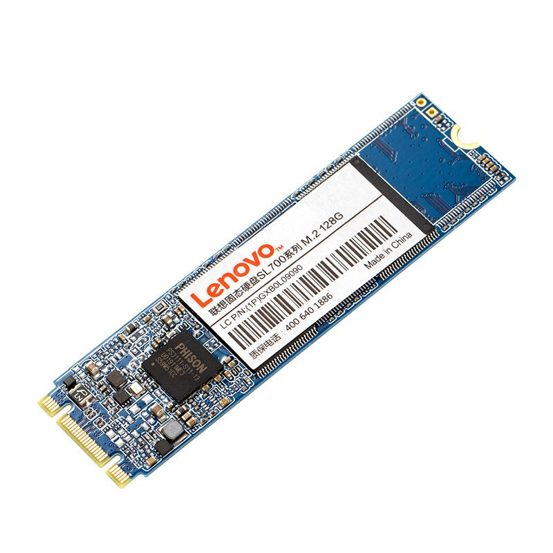 联想 Lenovo  SL700 SSD固态硬盘 128GB M.2接口 SATA总线   固态宝系列 2280板型 计价单位:个