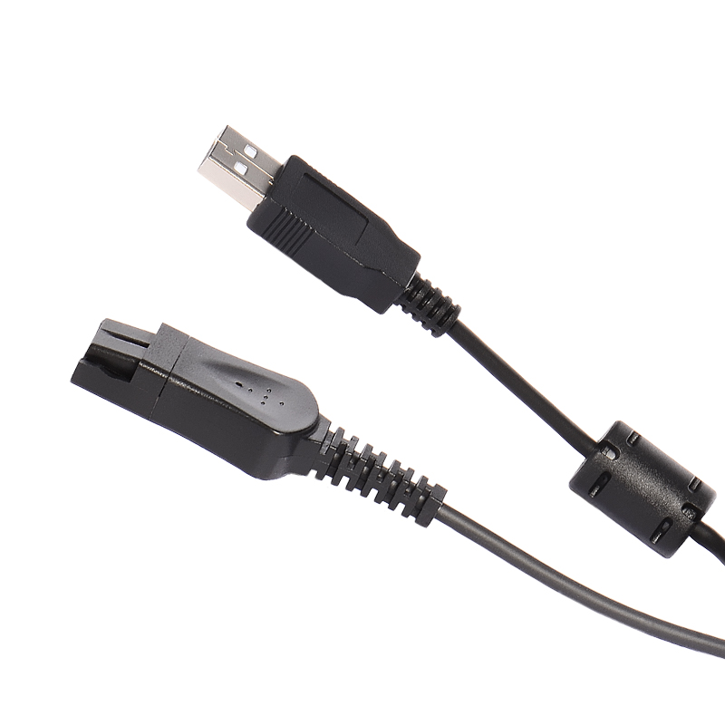北恩 HION QD-B7 耳麦前端线 USB接口 插PC电脑/降噪/调音/闭音 黑色 计价单位: 副
