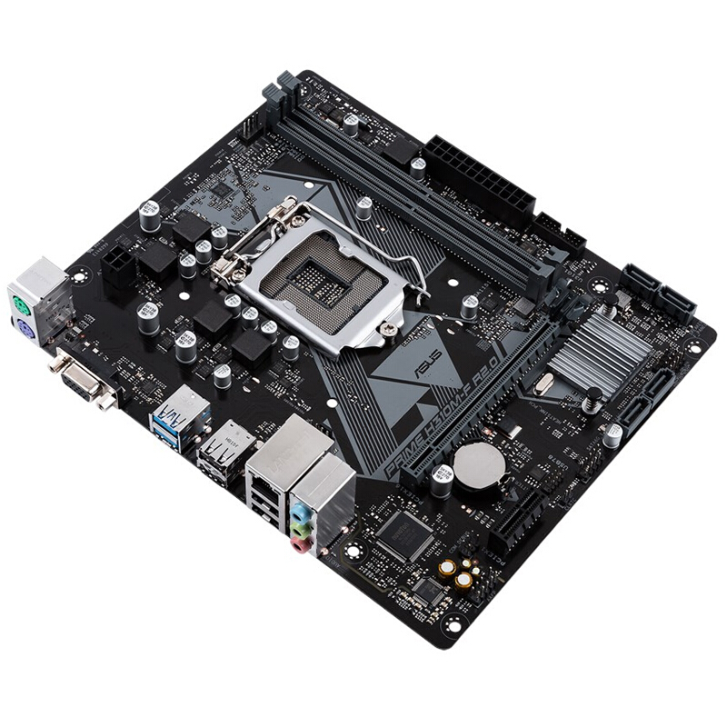 华硕 ASUS PRIME H310M-F R2.0 台式机电脑主板 搭配独显可安装WIN7 计价单位:个