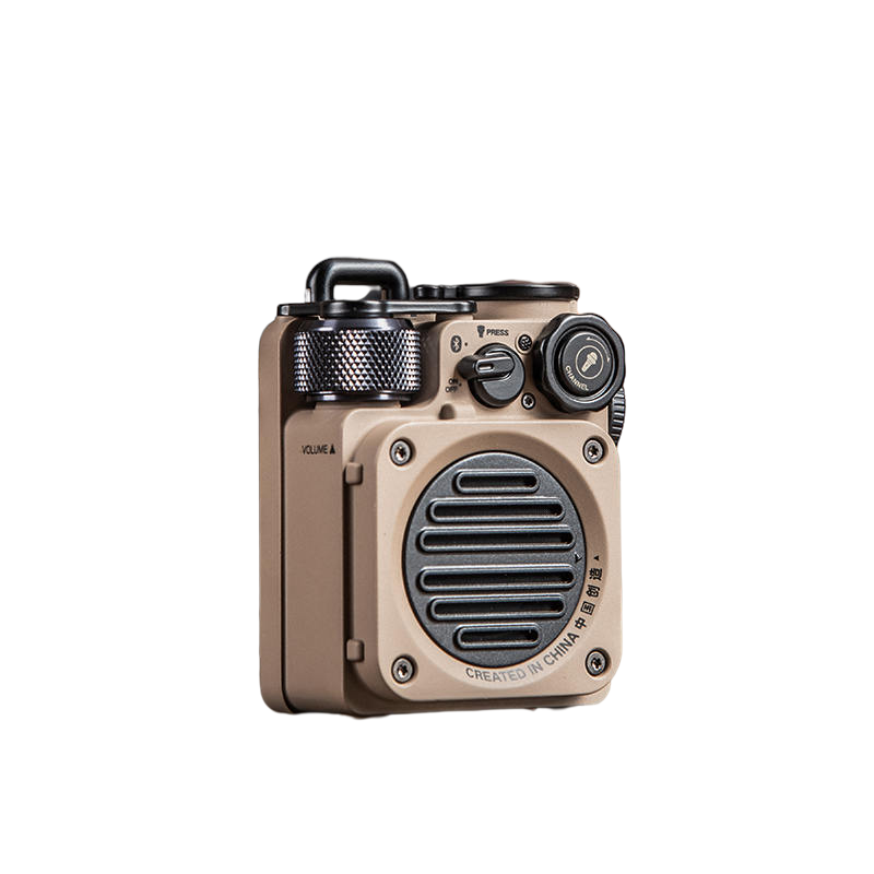 猫王收音机  MW-PVX 便携蓝牙音箱迷你小音响 户外防水  沙漠黄 计价单位:个