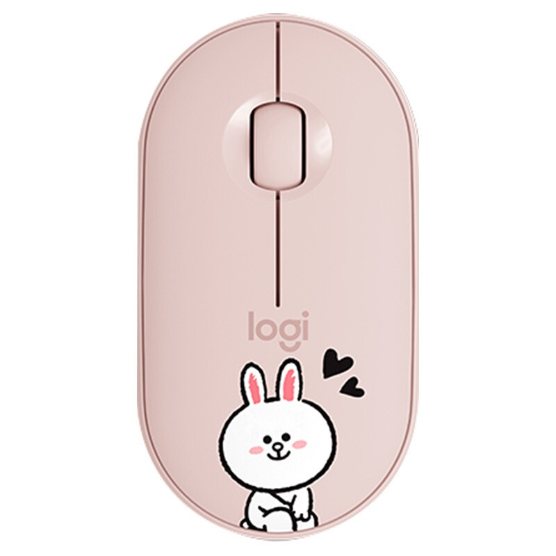 罗技 LOGITECH Pebble 无线蓝牙鼠标 LINE FRIENDS系列 可妮兔 计价单位:个