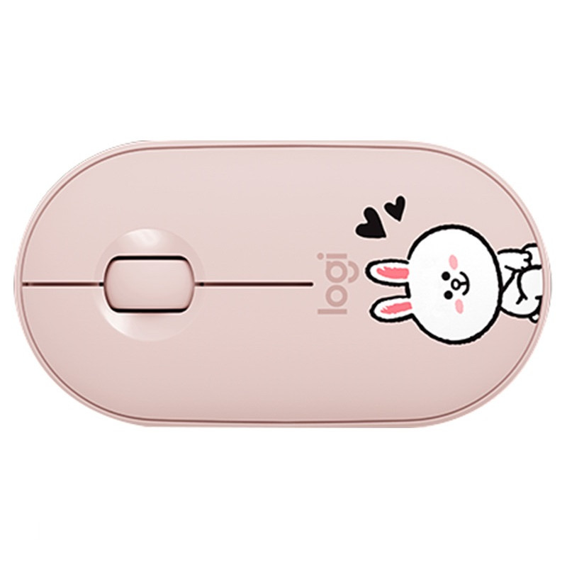 罗技 LOGITECH Pebble 无线蓝牙鼠标 LINE FRIENDS系列 可妮兔 计价单位:个 罗技 LOGITECH Pebble 无线蓝牙鼠标 LINE FRIENDS系列 可妮兔 计价单位:个