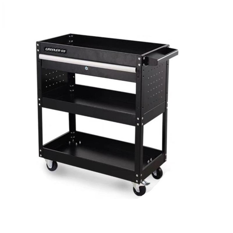 绿林 GREENER 700*350*755mm 工具车 耀黑 带2个侧挂板+10个挂钩 计价单位:辆