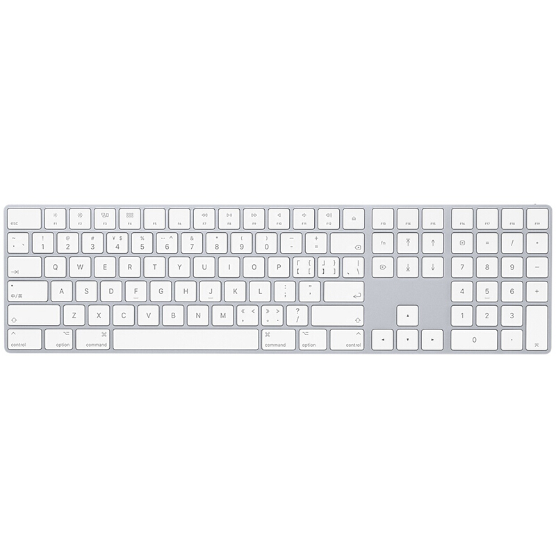 苹果(Apple) MQ052CH/A 妙控无线键盘 银色 适用MacBook 计价单位:个