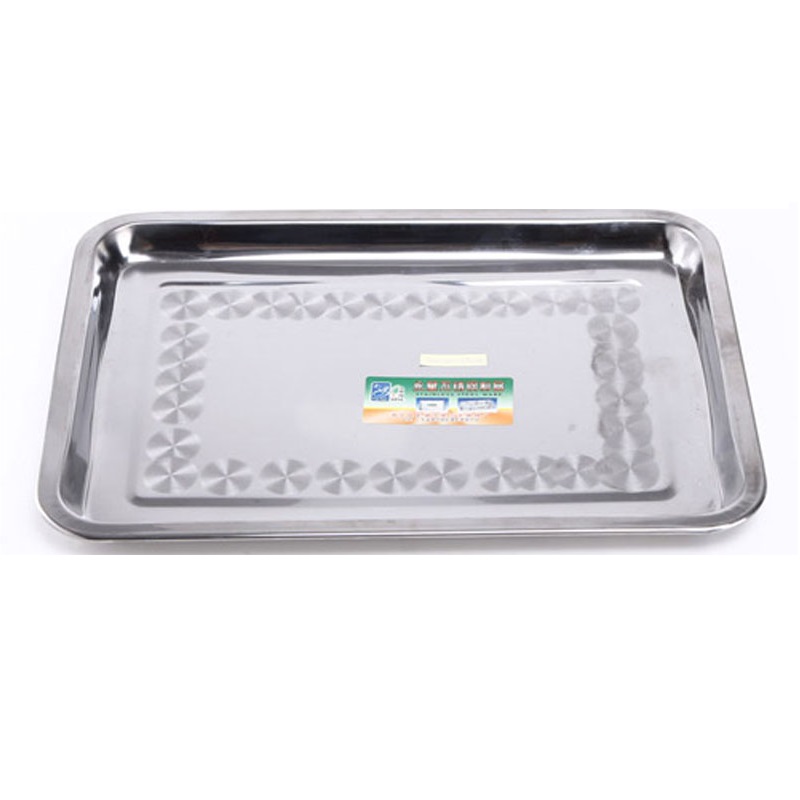 永星 45*35cm 不锈钢托盘  高度4.8cm 计价单位:个