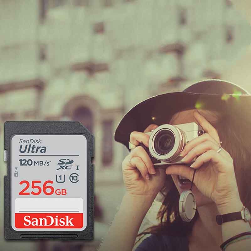 闪迪 SANDISK SDXC 256G  读速200MB/s  V30 SD内存卡U3 C10 4K相机存储卡 计价单位:张