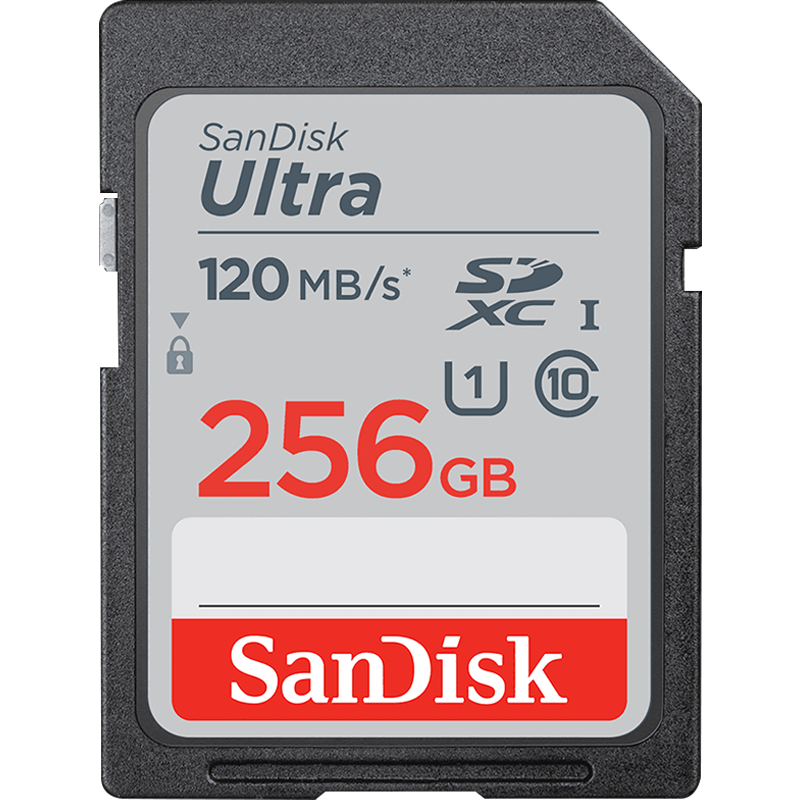 闪迪 SANDISK SDXC 256G  读速200MB/s  V30 SD内存卡U3 C10 4K相机存储卡 计价单位:张
