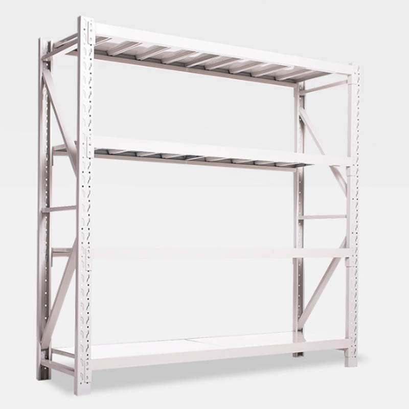 企普 150*50*200cm 轻型货架 四层 150kg/层 白色 计价单位:组