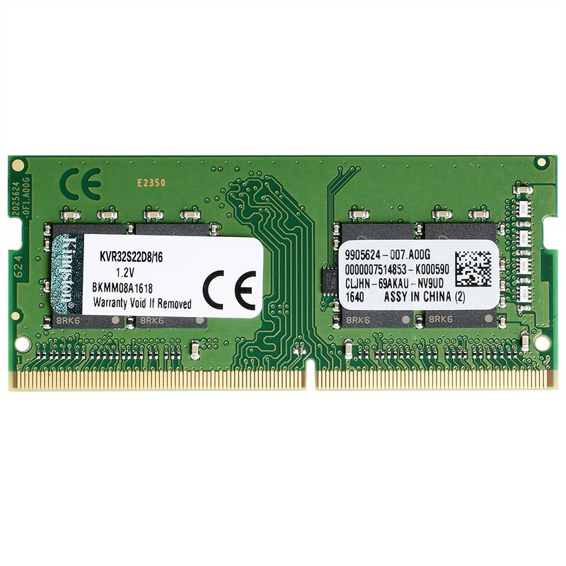 金士顿 KINGSTON KVR32S22D8 3200 笔记本内存条 16G 计价单位:根