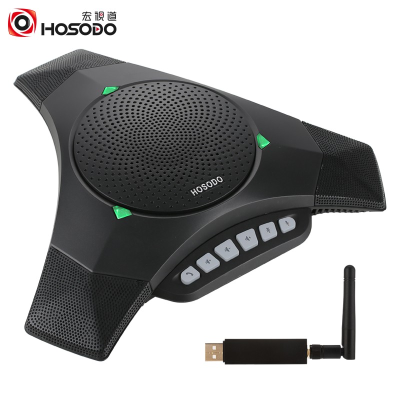 宏视道 HOSODO HSD-M8100WB 视频会议全向麦克风 2.4G无线 8米拾音 适用于80平会议室 计价单位:台