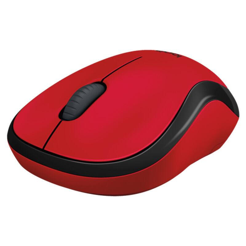 罗技 LOGITECH M220 无线静音鼠标 红黑色 计价单位:个