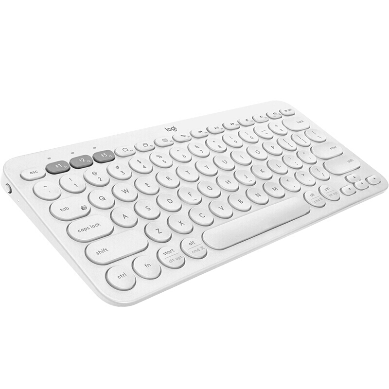 罗技 LOGITECH K380 无线蓝牙键盘 芍药白 计价单位:个