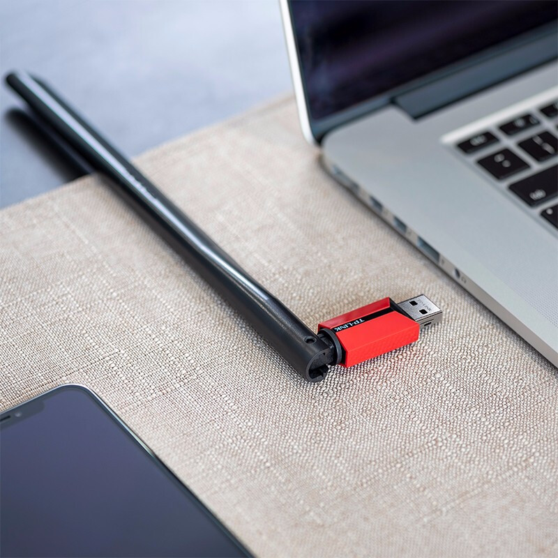 TP-LINK  TL-WN726N USB无线网卡wifi接收器 免驱动版 计价单位:个