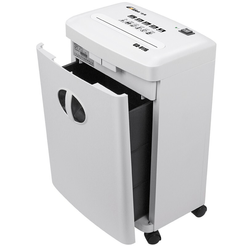 金典  GD-9116 碎纸机 5级保密 16L 单次碎纸6张 2*15mm 计价单位:台