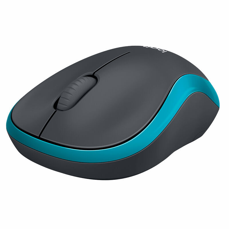 罗技 LOGITECH M186 无线鼠标 蓝色 计价单位:个