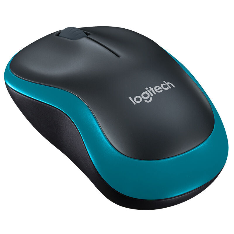 罗技 LOGITECH M186 无线鼠标 蓝色 计价单位:个